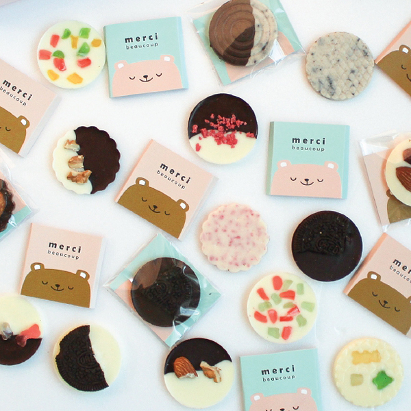 귀여운 초코곰 바크 초콜릿 만들기 세트