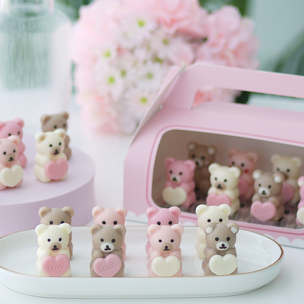 발렌타인데이 미니곰도리 수제 초콜릿 만들기 세트