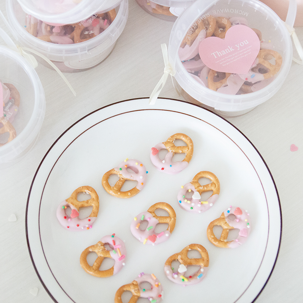 핑크 프레즐리 초콜릿 만들기 세트