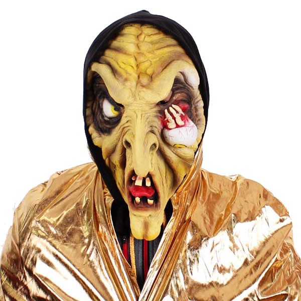 흐르는눈알후드가면 / 할로윈 파티 이벤트 공포 엽기 코스프레 분장