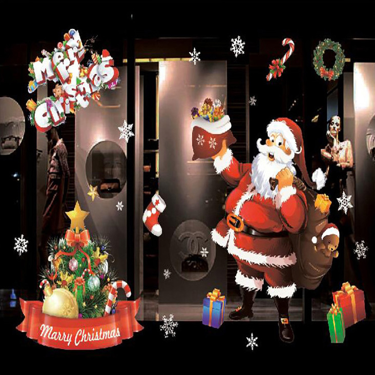 크리스마스 윈도우스티커 중 - 산타할아버지