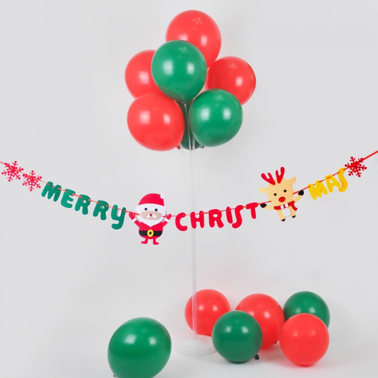 풍선꽂이장식세트130cm - X-MAS파티