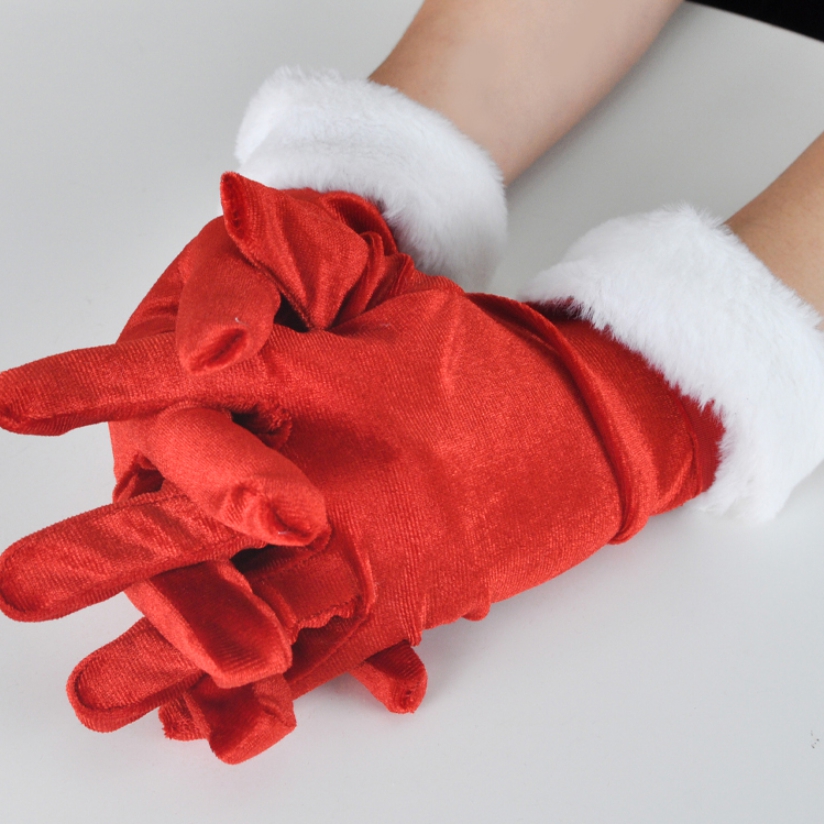 고급형산타장갑 - 벨벳