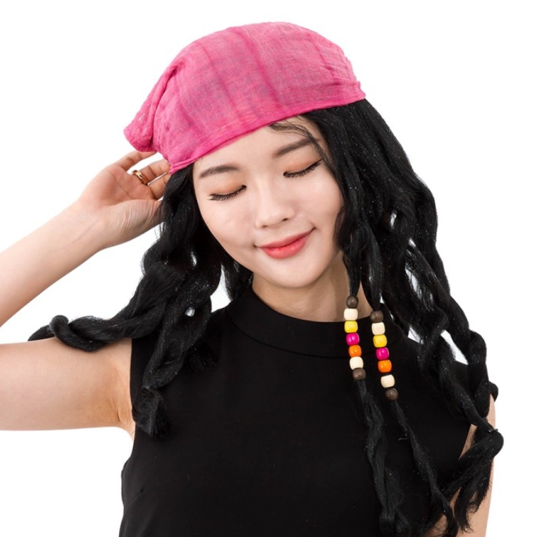 해적두건가발세트