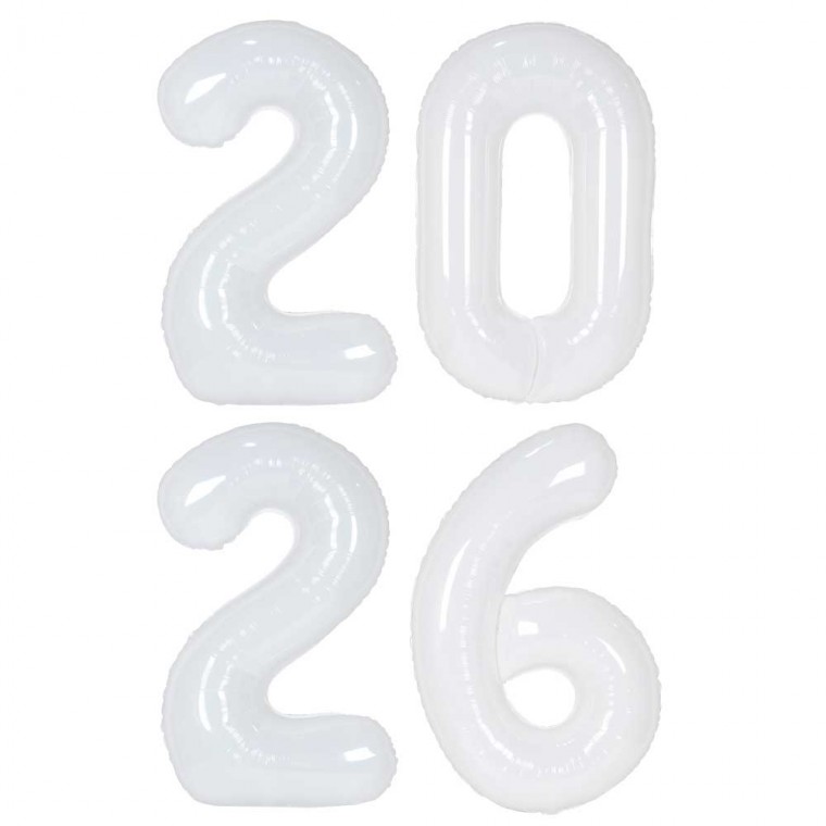 화이트 숫자은박풍선 대 2026패키지