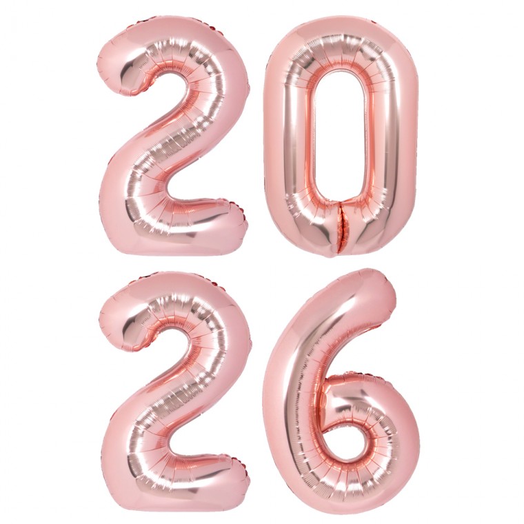 로즈골드 숫자은박풍선 대 2026패키지