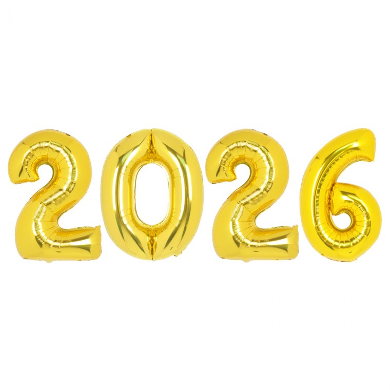 골드 숫자은박풍선 중 2026패키지