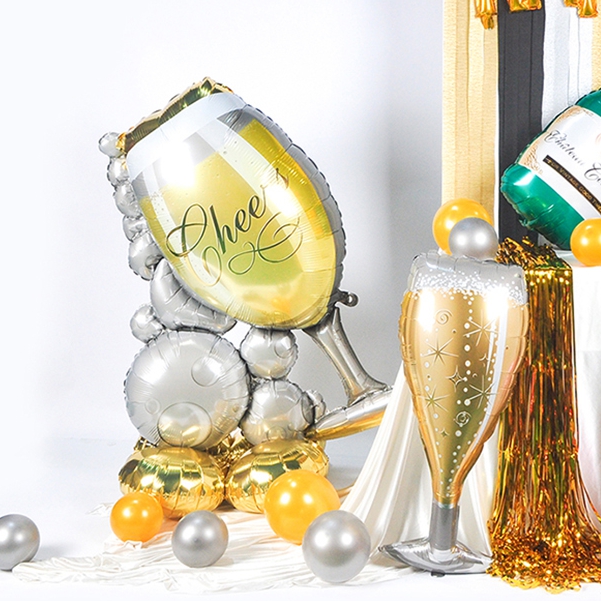 에어벌룬은박풍선 버블리와인글래스