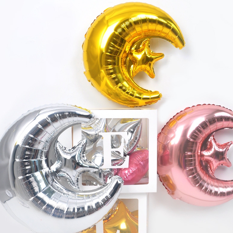 60cm 은박풍선 달과별