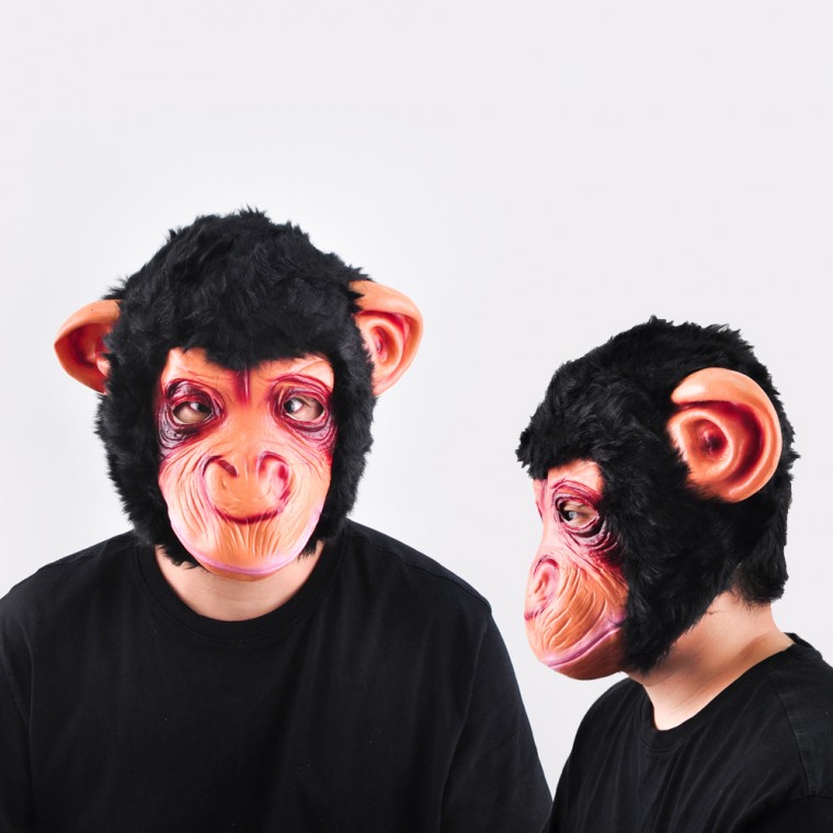 검은털원숭이가면 / 원숭이 고릴라 파티가면