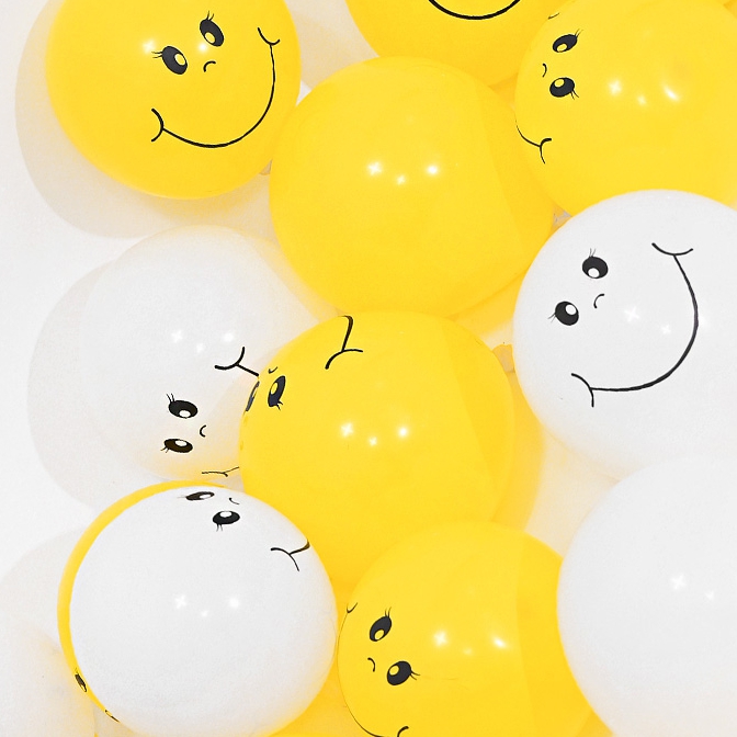 네오13cm 스마일풍선 100개