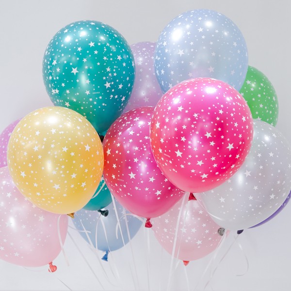 네오30cm 펄별인쇄풍선 100개입