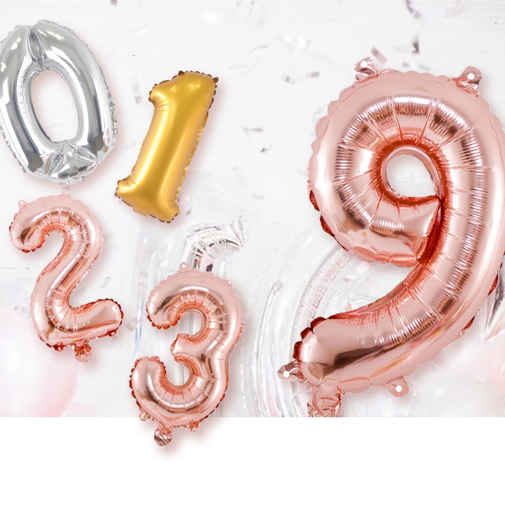 이벤트 파티 숫자은박풍선 대