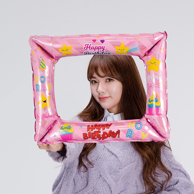 셀카 포토박스 은박풍선