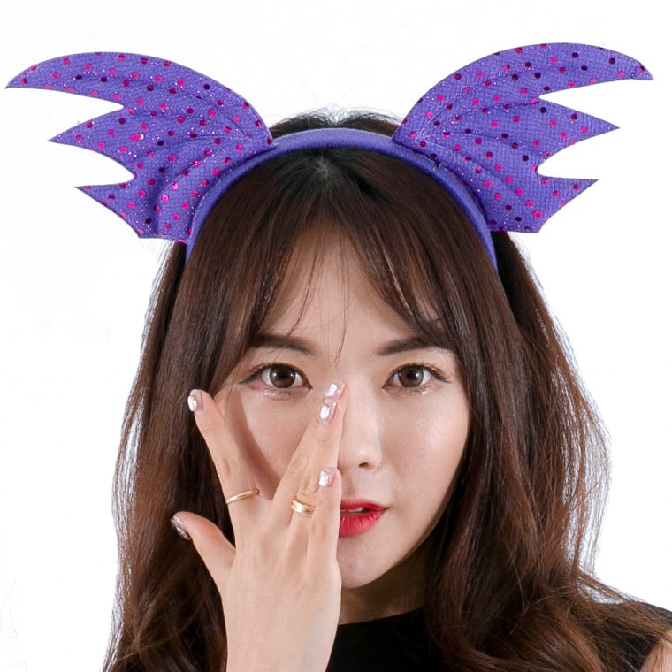스팡클박쥐머리띠 / 할로윈 파티 장식 놀이공원 인생네컷 촬영 소품