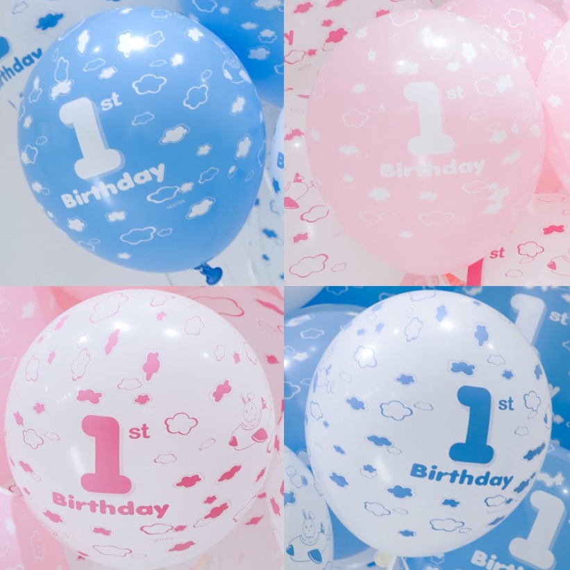 네오30cm 전체인쇄풍선 100개입 첫돌