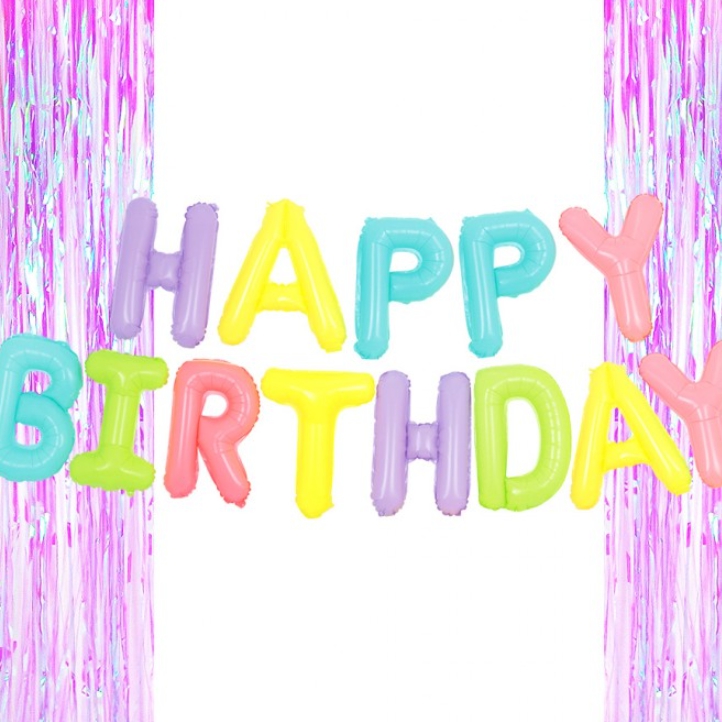 은박풍선생일마카롱 커튼오로라라벤다세트