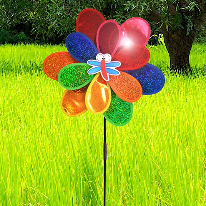 2단홀로그램 정원용바람개비