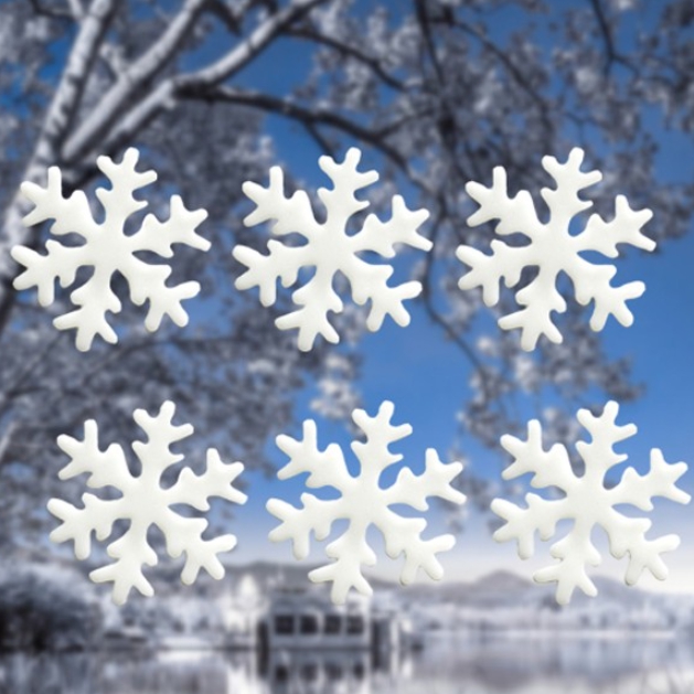 젤리스티커 설정 7cm - 6개입 / 크리스마스 파티 장식 용품