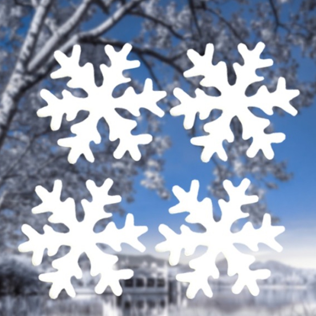 젤리스티커 설정 11cm - 4개입 / 크리스마스 파티 장식 용품