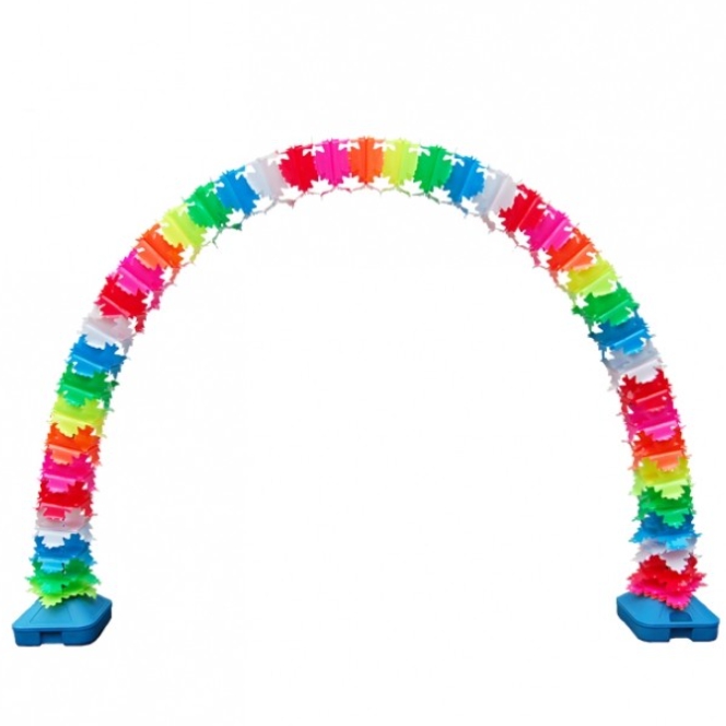 PVC형광대박가랜드아치세트 - 플라워 / 개업식 오픈식