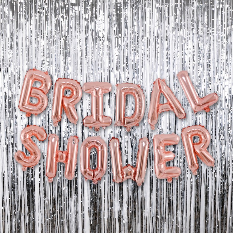 메세지은박풍선세트 브라이덜샤워 / 웨딩 결혼 축하 파티 장식